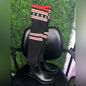 Givenchy Knee High Sock Boot